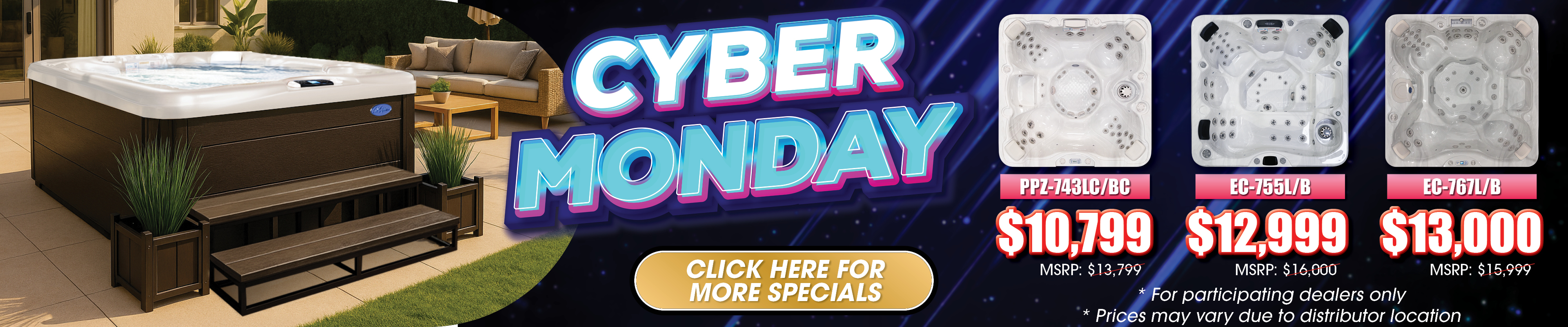 Calspas hot tub being used in a family setting - Lexington