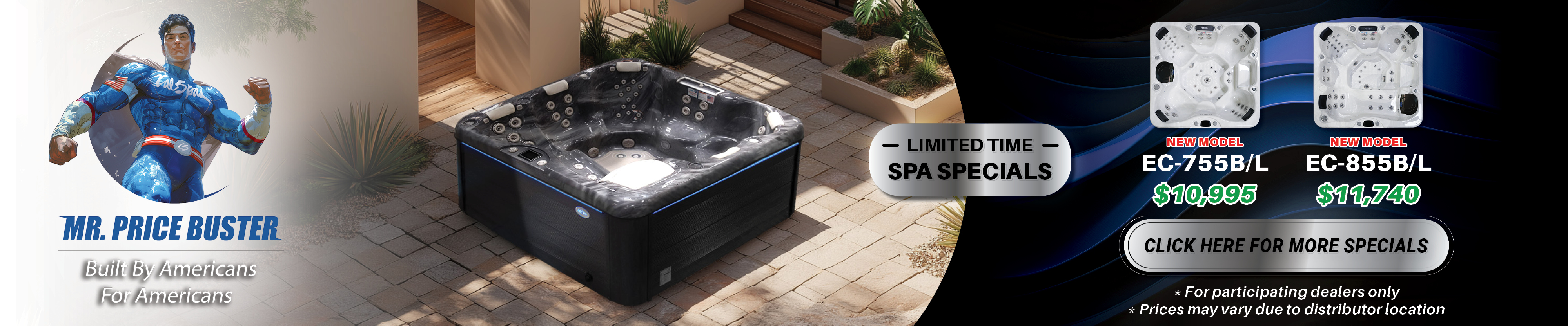 Calspas hot tub being used in a family setting - Lexington